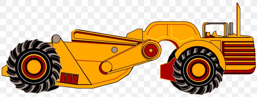 Bulldozer Wheel Tractor-scraper Clip Art, PNG, 1000x380px, Bulldozer, Automotive Design, Automotive Tire, Construction Equipment, Grue Download Free