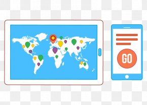Vector Tablet Computer Phone Free Downloads - Globe Travel Icon PNG