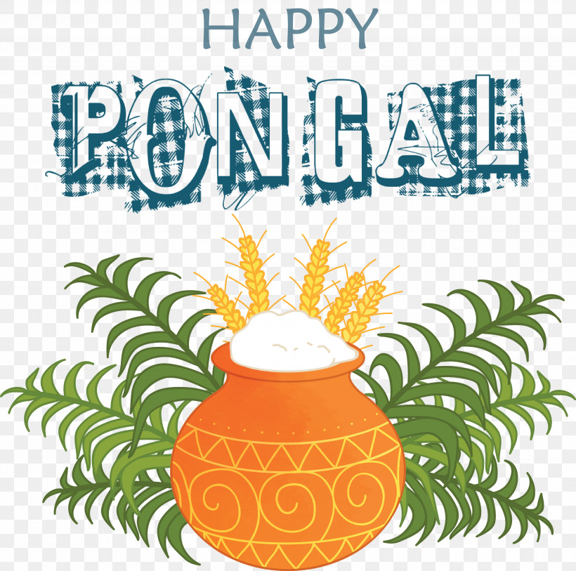 Happy Pongal Pongal, PNG, 3000x2977px, Happy Pongal, Flower, Fruit, Line, Meter Download Free