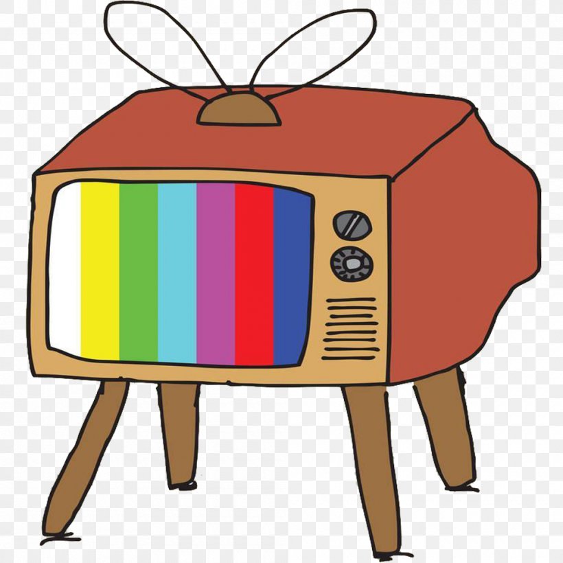Television Drawing, PNG, 1000x1000px, Television, Art, Cartoon, Computer Monitor, Drawing Download Free