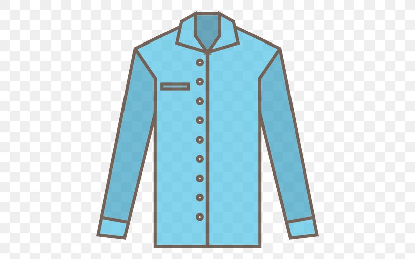 Clothing Collar Blue Sleeve Turquoise, PNG, 512x512px, Clothing, Aqua, Blue, Collar, Dress Shirt Download Free