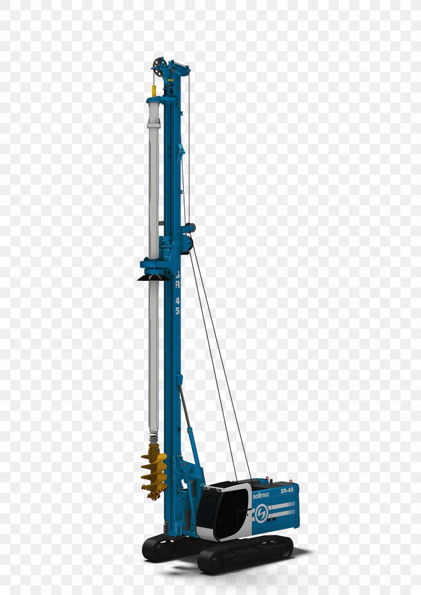 Machine Soilmec Down-the-hole Drill Augers Drilling Rig, PNG, 1061x1500px, Machine, Augers, Boring, Construction Equipment, Cylinder Download Free