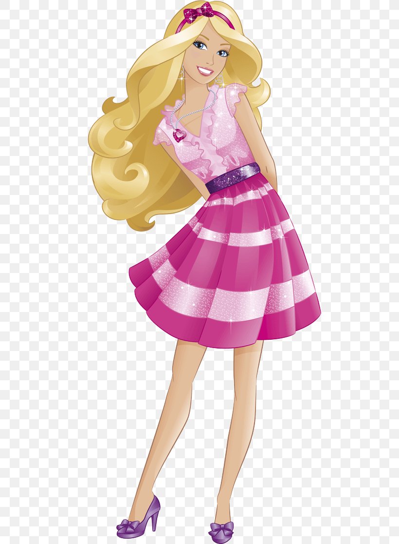 Barbie Doll Clip Art, PNG, 500x1116px, Watercolor, Cartoon, Flower, Frame, Heart Download Free