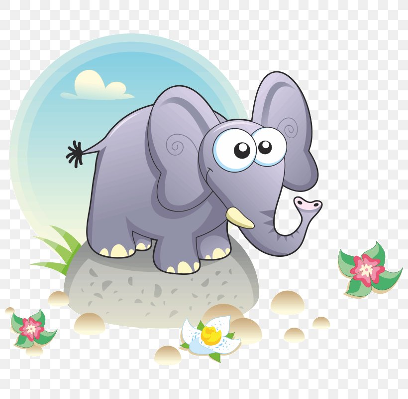 Elephant Drawing Painting, PNG, 800x800px, Elephant, Cartoon, Color, Drawing, Elephants And Mammoths Download Free