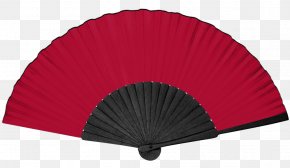 Batik Modern - Hand Fan Magenta Maroon PNG