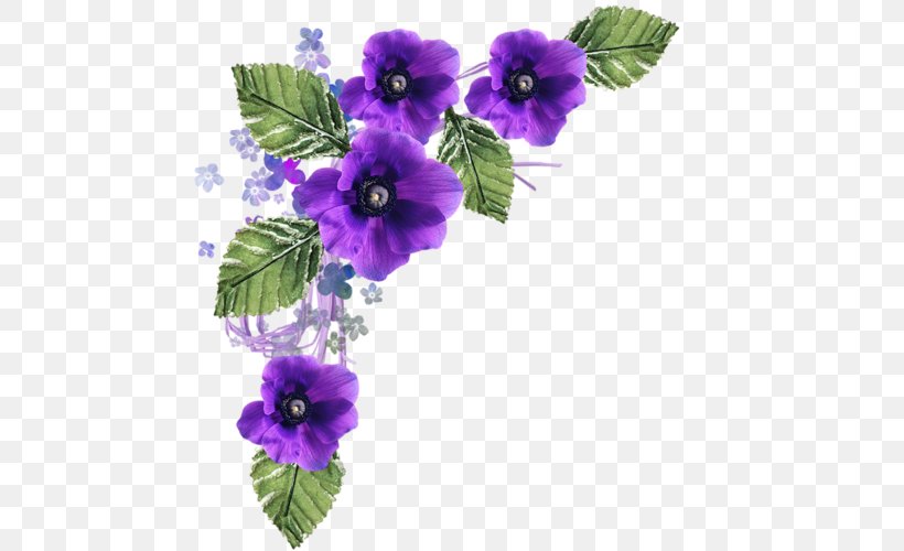 Floral Design Purple Flower Clip Art, PNG, 500x500px, Floral Design, Annual Plant, Blue, Color, Cut Flowers Download Free