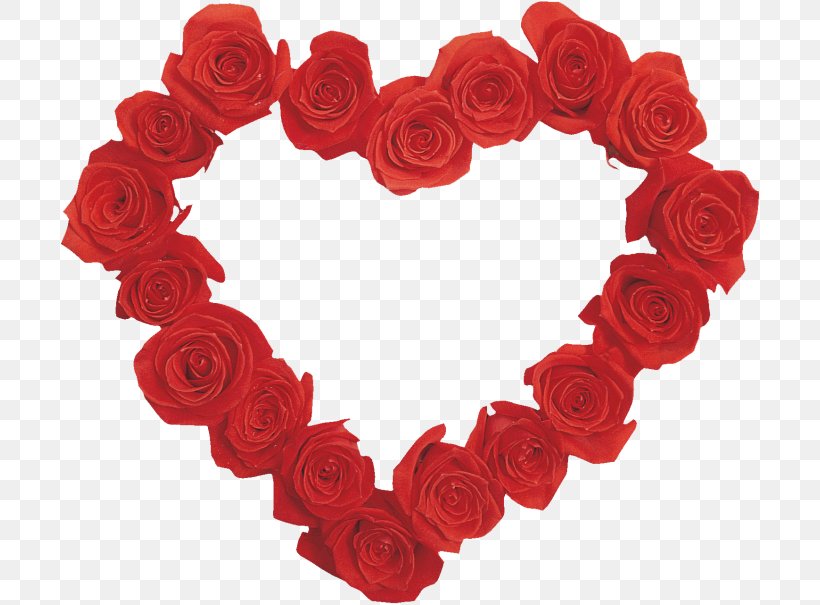 Garden Roses Heart Valentine's Day Clip Art, PNG, 699x605px, Garden Roses, Cut Flowers, Floral Design, Floristry, Flower Download Free