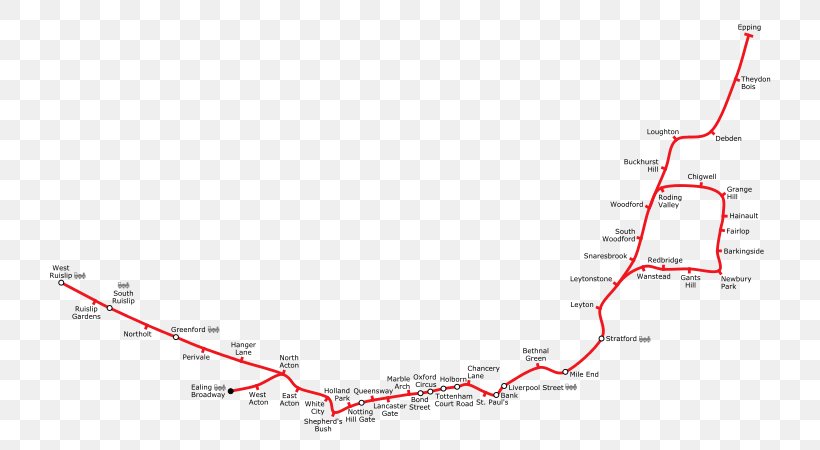 London Underground Central Line Liverpool Street Station Tube Map, PNG, 750x450px, London Underground, Area, Central Line, Diagram, Liverpool Street Station Download Free