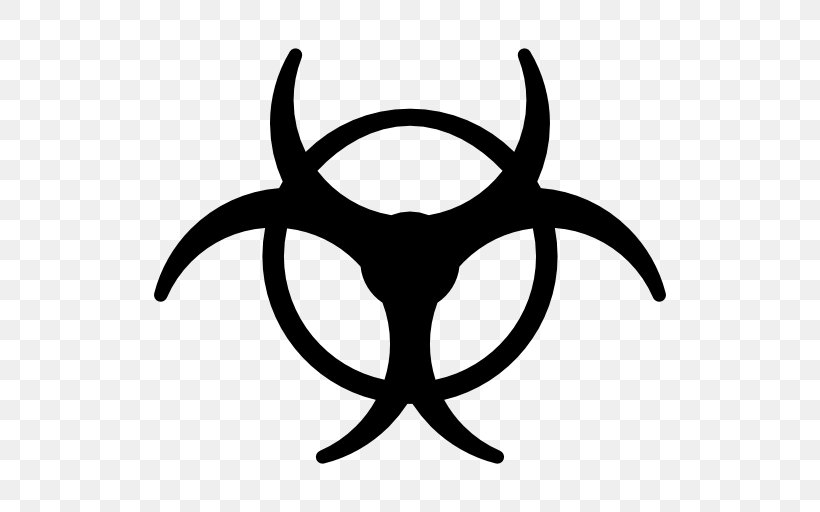 Radioactive Decay Radiation Symbol, PNG, 512x512px, Radioactive Decay, Artwork, Biological Hazard, Black And White, Leaf Download Free