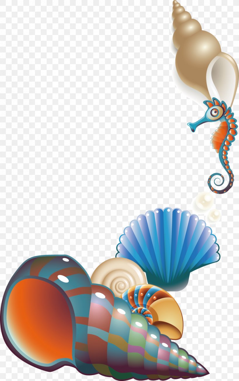 Seashell Poster Clip Art, PNG, 942x1502px, Seashell, Hippocampus, Invertebrate, Nautilida, Orange Download Free