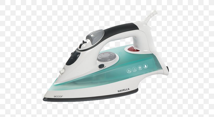 Clothes Iron Small Appliance Havells Steam Electricity, PNG, 600x450px, Clothes Iron, Clothes Steamer, Color, Electricity, Green Download Free