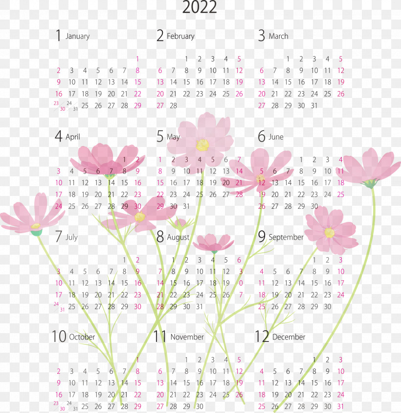 Floral Design, PNG, 2918x3000px, Watercolor, Bengal Cat, Calendar System, Cat, Donskoy Download Free