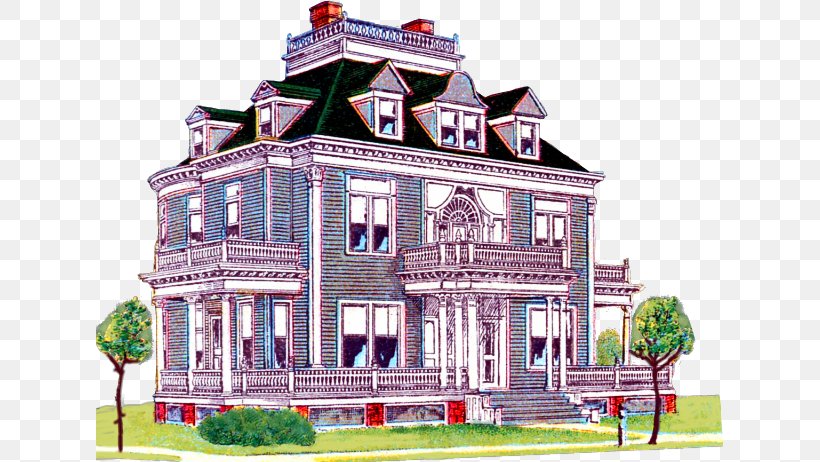 Mansion House Coloring Book Clip Art Label, PNG, 627x462px, Mansion, Building, Color, Coloring Book, Elevation Download Free