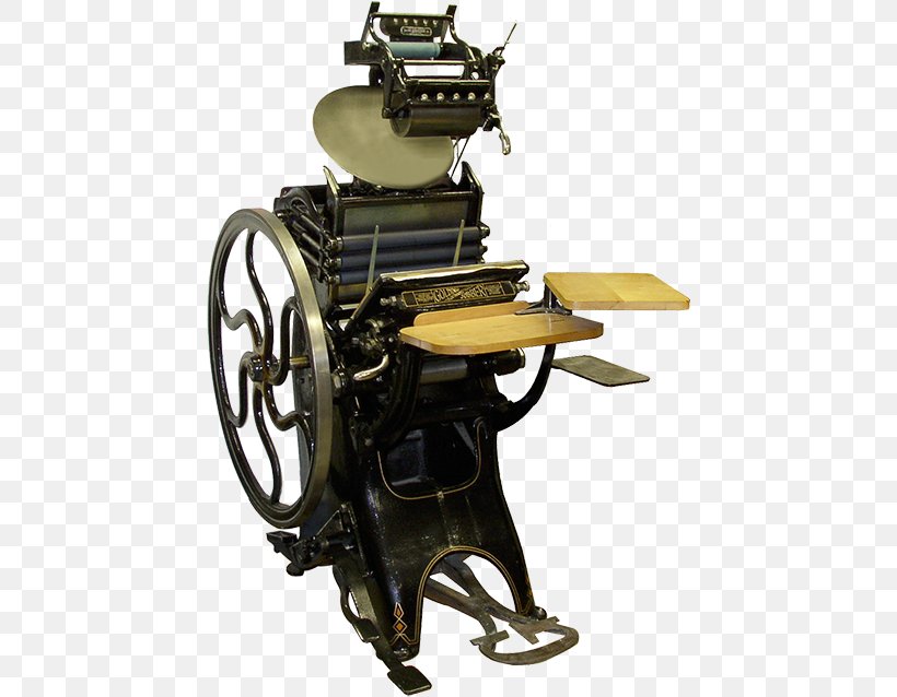 Printing Press Letterpress Printing Vandercook Machine, PNG, 442x638px, Printing Press, Business, Invention, Letterpress Printing, Library Download Free