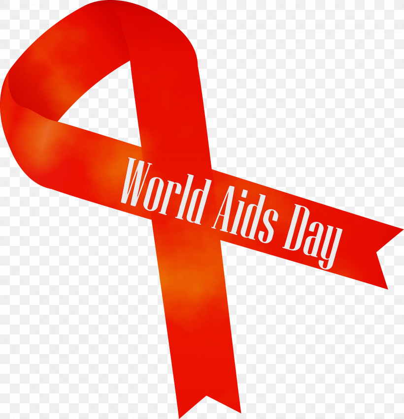 Red Text Logo Font Line, PNG, 2885x3000px, World Aids Day, Line, Logo, Paint, Red Download Free