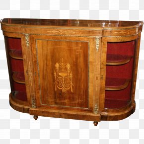 Wood - Buffets & Sideboards Chiffonier Wood Stain Napoleon III Style Varnish PNG