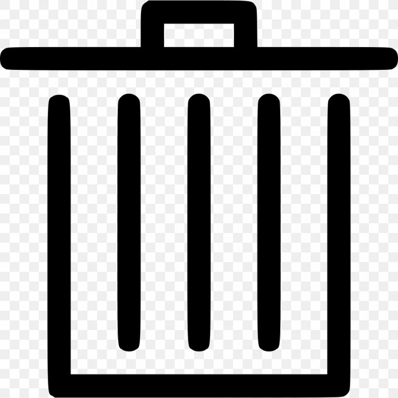 Rubbish Bins & Waste Paper Baskets Vector Graphics, PNG, 980x980px, Rubbish Bins Waste Paper Baskets, Black, Black And White, Icon Design, Rectangle Download Free