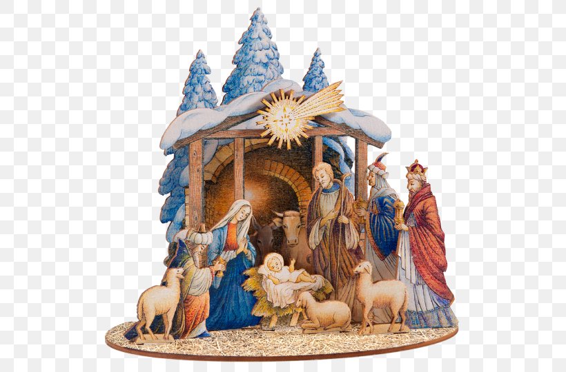 Nativity Scene Christmas Ornament Christmas Day Christmas Decoration Holy Family, PNG, 540x540px, Nativity Scene, Advent, Christmas Day, Christmas Decoration, Christmas Lights Download Free