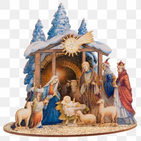 Holy Family Decorations - Nativity Scene Christmas Ornament Christmas Day Christmas Decoration Holy Family PNG