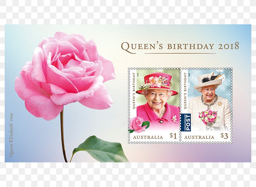 Queen's Birthday Public Holiday Australia New Zealand Postage Stamps, PNG, 800x600px, 2018, Public Holiday, Artificial Flower, Australia, Birthday Download Free