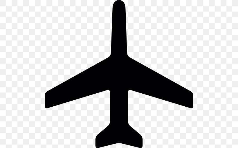 Airplane Clip Art, PNG, 512x512px, Airplane, Aircraft, Black And White, Cargo Aircraft, Font Awesome Download Free