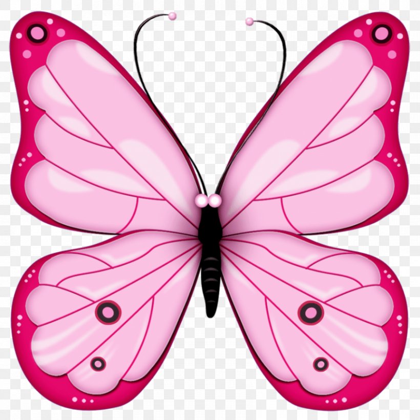 Butterfly Clip Art Openclipart Image Pink, PNG, 850x850px, Butterfly, Arthropod, Blue, Brush Footed Butterfly, Butterflies And Moths Download Free