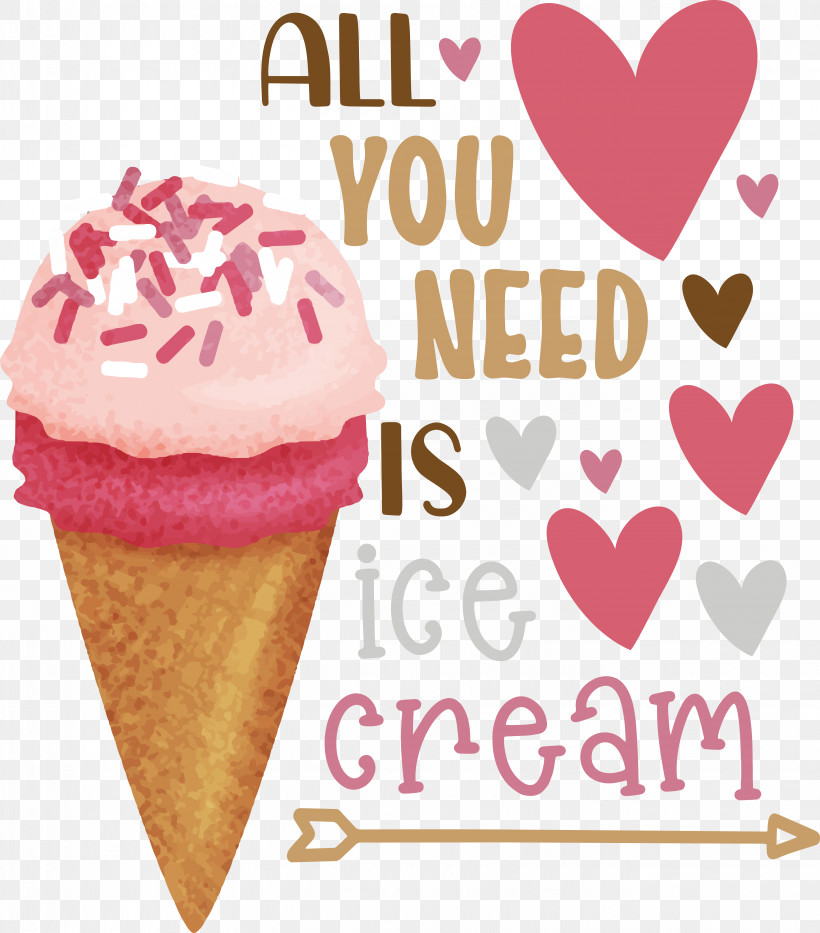 Ice Cream, PNG, 5308x6044px, Battered Ice Cream, Cone, Cream, Geometry, Ice Cream Download Free