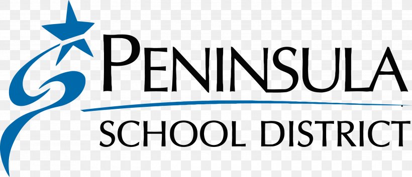 Peninsula High School Gig Harbor School District National Secondary School, PNG, 2638x1137px, Peninsula High School, Area, Blue, Brand, Education Download Free