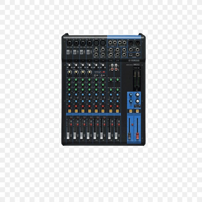 Audio Mixers Mixing Console Yamaha MG12 No. Of Channels:12 Yamaha Channel Mixer With SPX Effects MG 6-CHANNEL MIXER Yamaha Mixer, PNG, 1000x1000px, Audio Mixers, Audio, Audio Equipment, Audio Mixing, Effects Processors Pedals Download Free