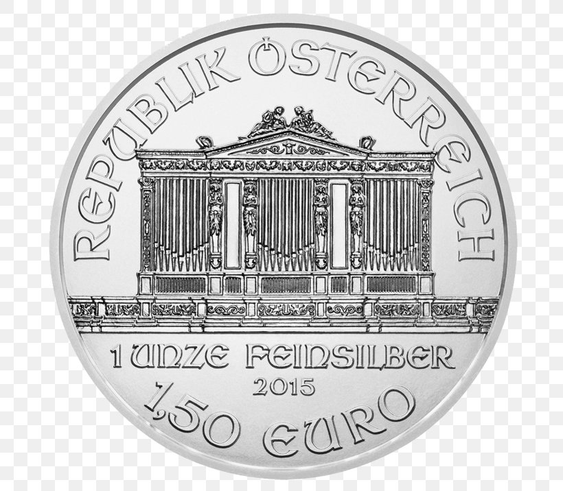 Austrian Silver Vienna Philharmonic Platinum Coin Bullion Coin, PNG, 716x716px, Vienna Philharmonic, American Platinum Eagle, Austrian Mint, Austrian Silver Vienna Philharmonic, Brand Download Free
