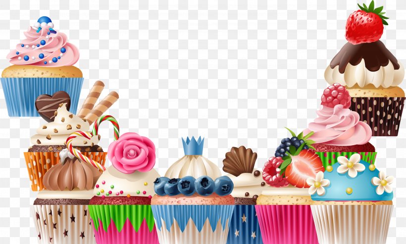 Cupcake Bakery Muffin Torte Cream, PNG, 3001x1808px, Cupcake, Bakery, Baking, Birthday, Buttercream Download Free