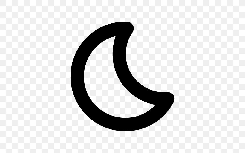 Moon Lunar Phase Crescent, PNG, 512x512px, Moon, Black And White, Crescent, Lunar Phase, New Moon Download Free
