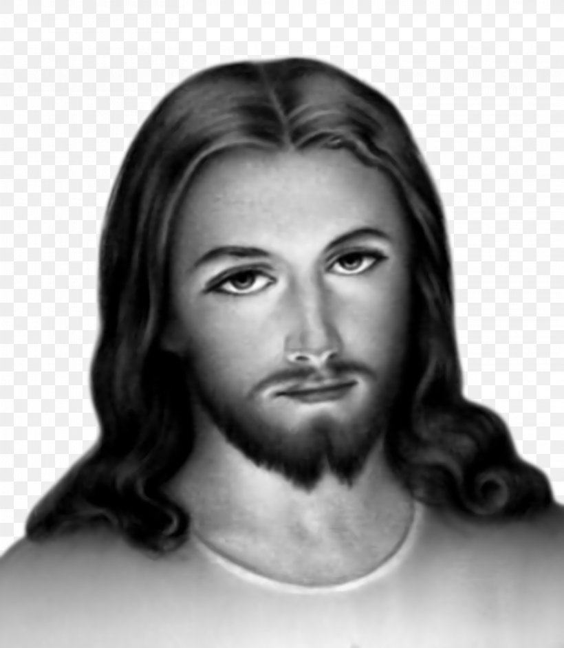 Jesus Sacred Heart Prayer Religion, PNG, 3131x3600px, Jesus, Anahata, Beard, Black And White, Blessing Download Free