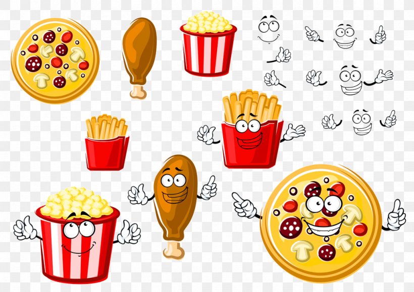 Pizza Take-out French Fries Fast Food Popcorn, PNG, 1024x724px, Pizza, Cartoon, Chicken Meat, Cuisine, Fast Food Download Free