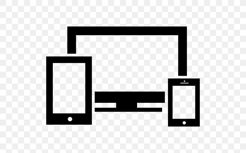 Responsive Web Design Digital Data Computer Monitors, PNG, 512x512px, Responsive Web Design, Area, Black, Black And White, Brand Download Free