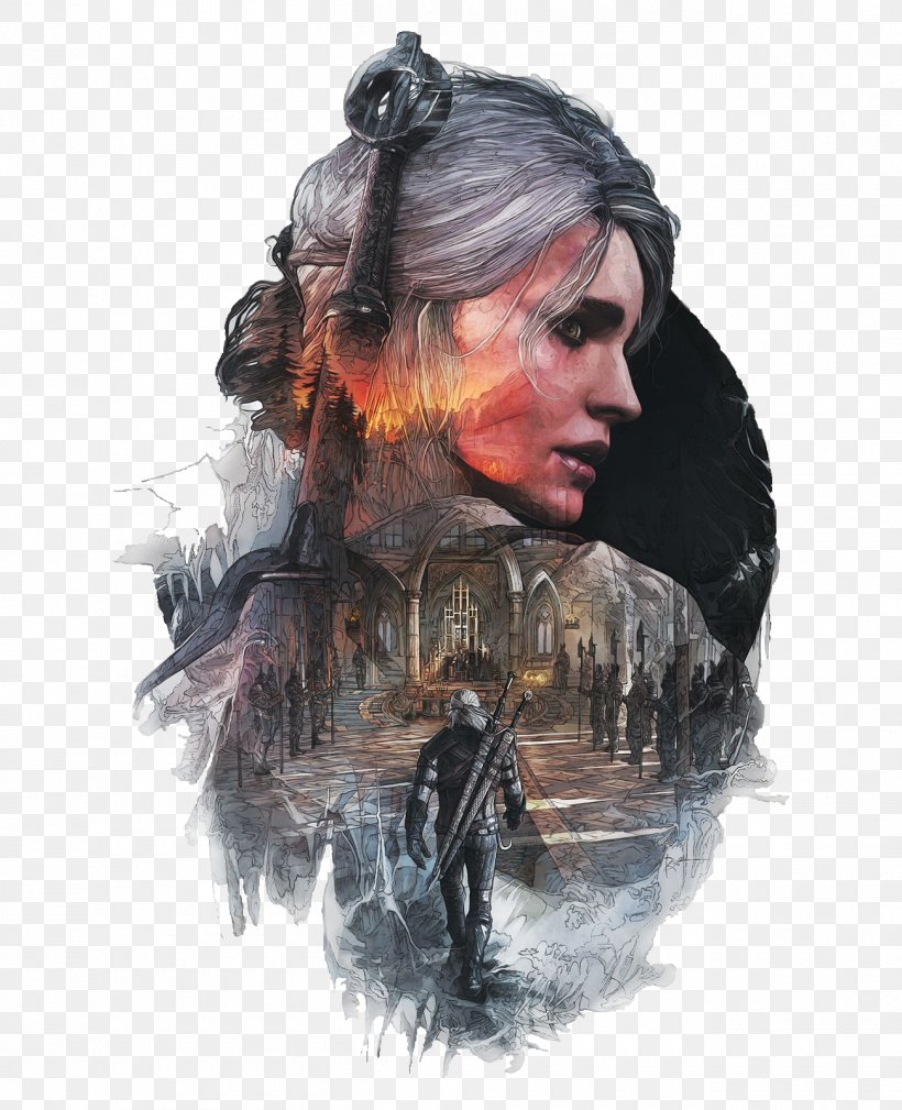 The Witcher 3: Wild Hunt The Witcher 2: Assassins Of Kings Geralt Of Rivia Triss Merigold, PNG, 1300x1600px, Witcher 3 Wild Hunt, Cd Projekt, Ciri, Facial Hair, Game Download Free