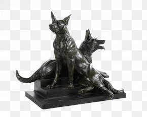Dog - Bronze Sculpture Dog Breed PNG