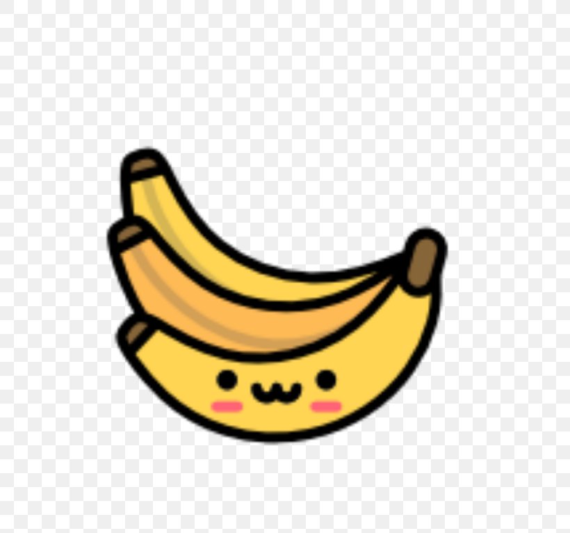 Banana, PNG, 779x766px, Banana, Banana Family, Cuteness, Emoticon, Food Download Free