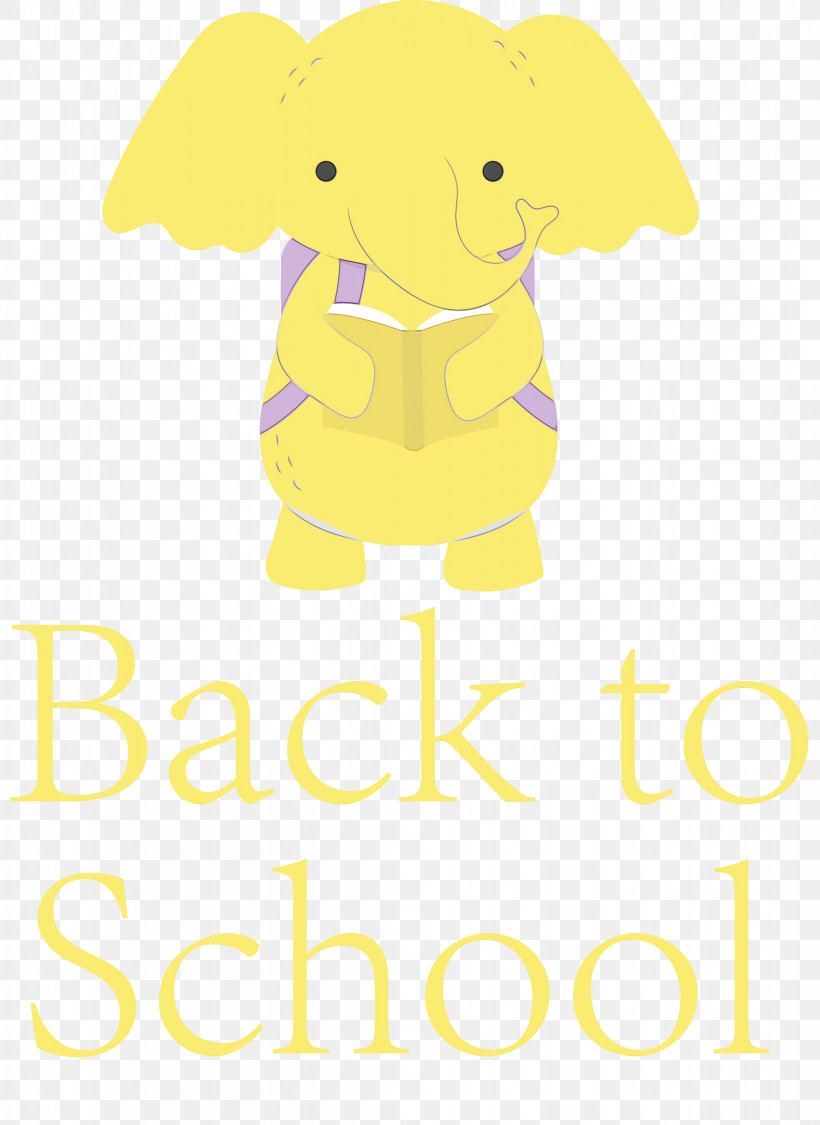 Cartoon Logo Dog Yellow Meter, PNG, 2186x3000px, Back To School, Cartoon, Dog, Happiness, Logo Download Free