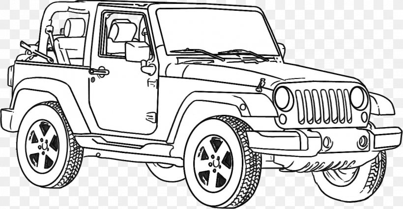 Jeep Wrangler Car Jeep Grand Cherokee Jeep CJ, PNG, 1343x699px, Jeep, Auto Part, Automotive Design, Automotive Exterior, Automotive Tire Download Free