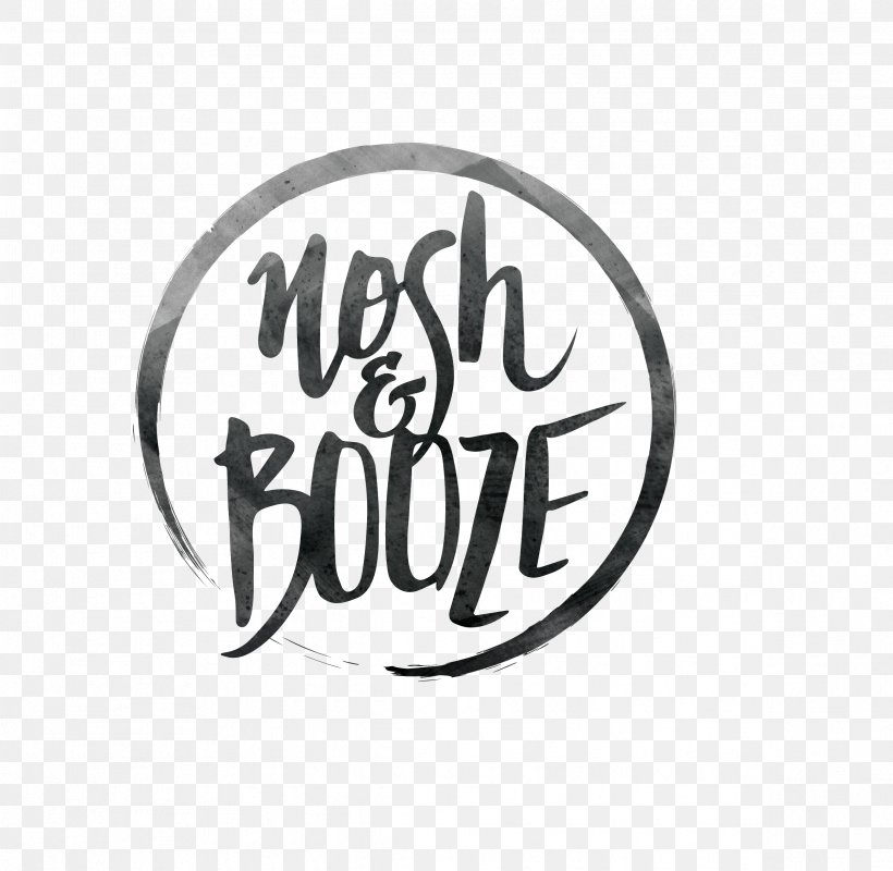 Nosh & Booze Street Food Italian Cuisine Fried Chicken Restaurant, PNG, 2379x2323px, Street Food, Black And White, Brand, Calligraphy, Chicago Download Free