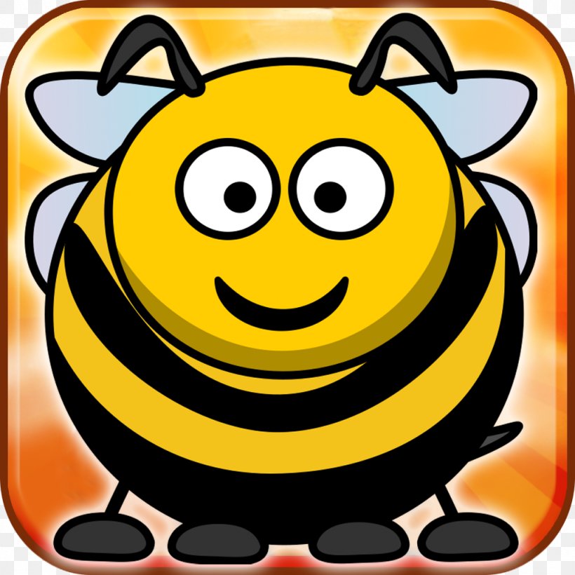 Bee Clip Art, PNG, 1024x1024px, Bee, Black And White, Bumblebee, Cartoon, Emoticon Download Free