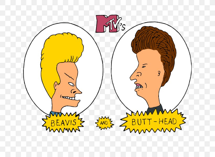 Butt-head Beavis Television Show Animated Film, PNG, 800x600px, Watercolor, Cartoon, Flower, Frame, Heart Download Free