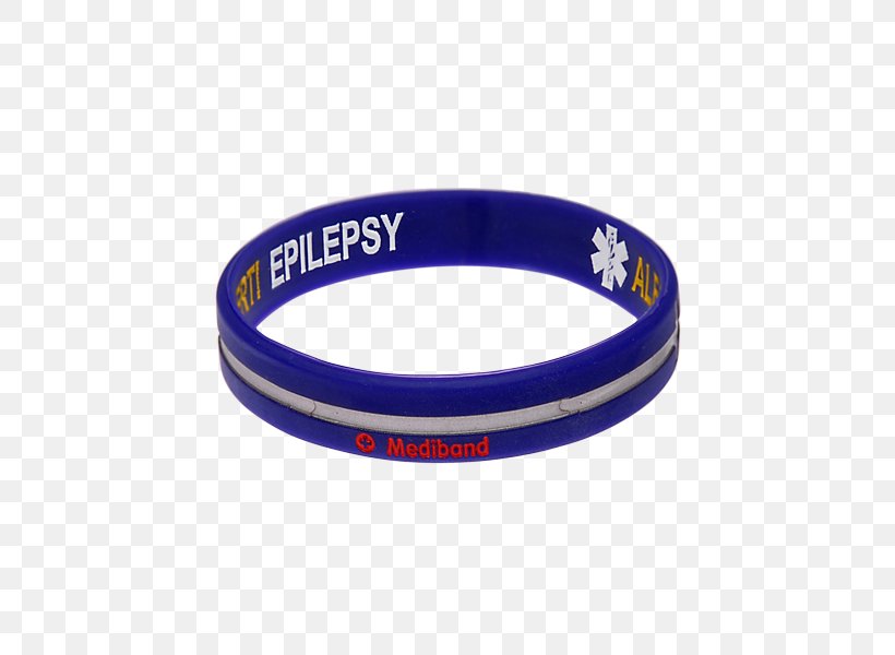Wristband Epilepsy Bracelet Medicine Cause, PNG, 600x600px, Wristband, Bracelet, Cause, Cobalt, Cobalt Blue Download Free