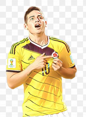 Thumb Football Player - T-shirt Heredia Sleeve Shoulder Colombia PNG