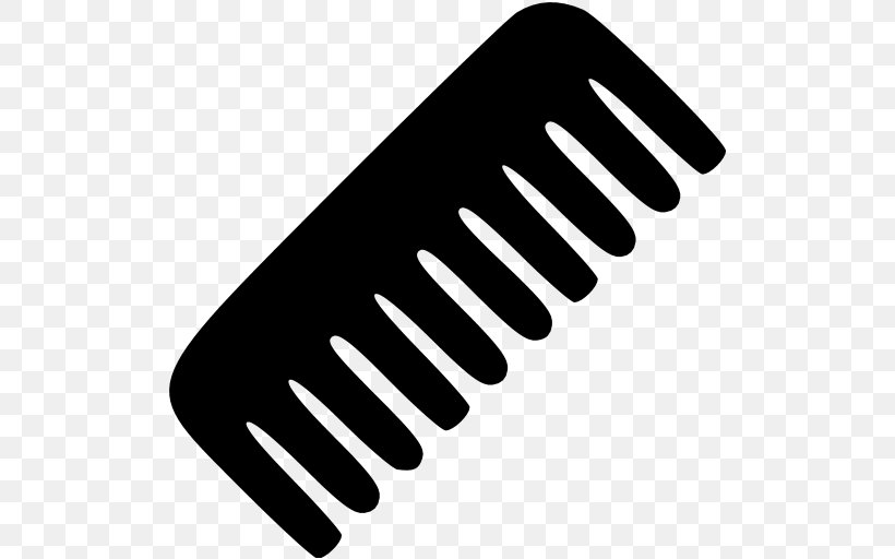 Comb Hairbrush Cosmetologist Hairstyle, PNG, 512x512px, Comb, Barrette, Beauty Parlour, Black And White, Brand Download Free