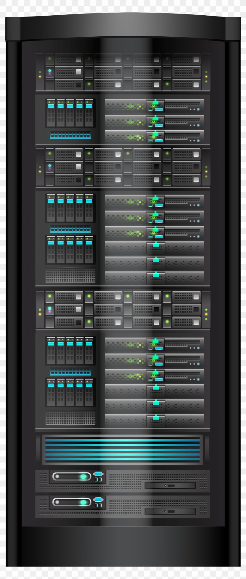 Computer Servers Clip Art Image, PNG, 3401x8000px, Computer Servers, Computer, Computer Case, Computer Monitors, Computer Network Download Free