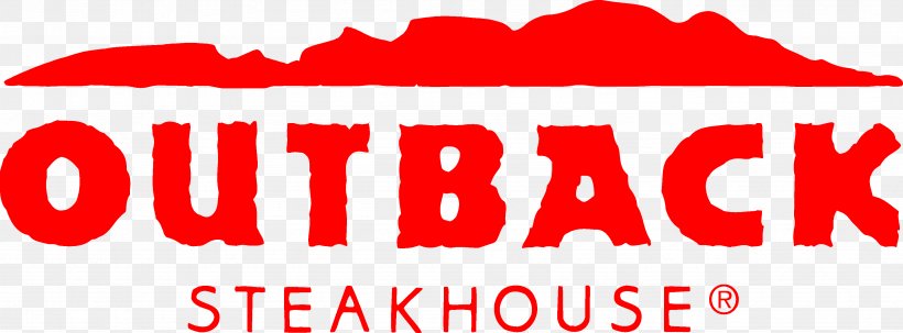 Logo Outback Steakhouse Chophouse Restaurant Brand, PNG, 3579x1323px, Logo, Brand, Chophouse Restaurant, Outback Steakhouse, Red Download Free