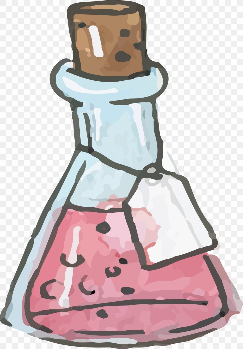 Red Magic Potion, PNG, 1756x2529px, Watercolor, Cartoon, Flower, Frame, Heart Download Free