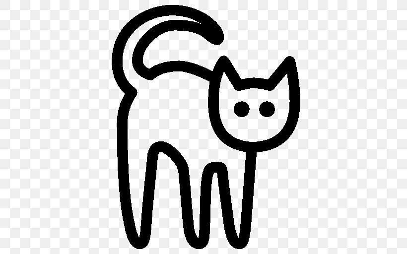 Cat Pet Paw, PNG, 512x512px, Cat, Black, Black And White, Black Cat, Carnivoran Download Free